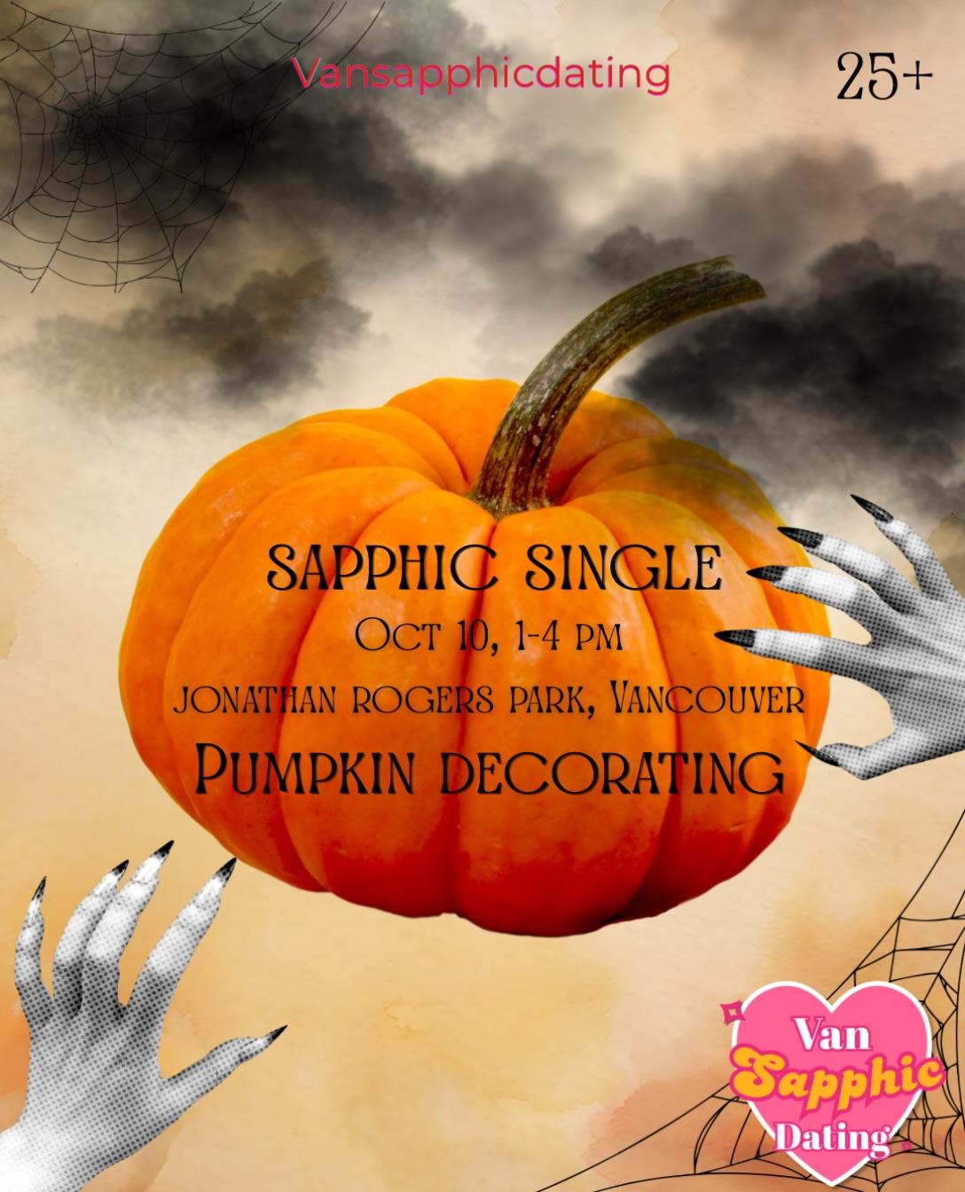 Sapphic Single Pumpkin Decorating event image