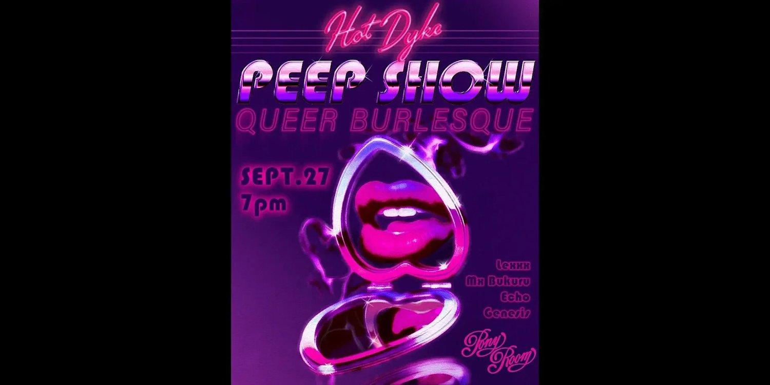 Hot Dyke Peep Show // Queer Burlesque event image