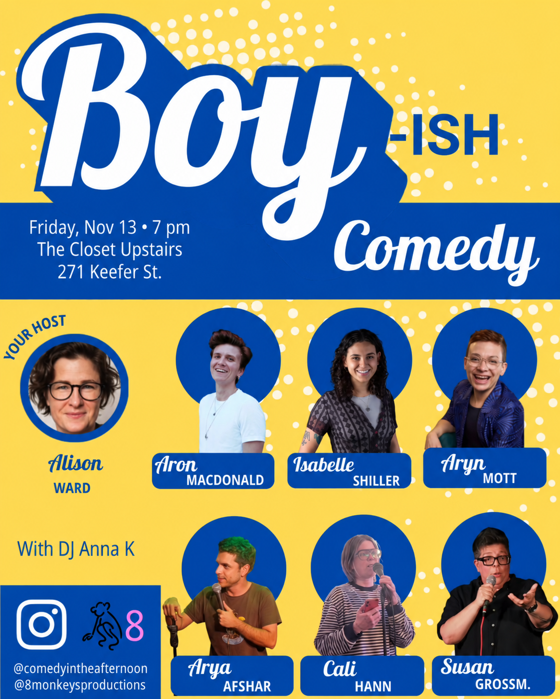 Boy-ish Comedy event image