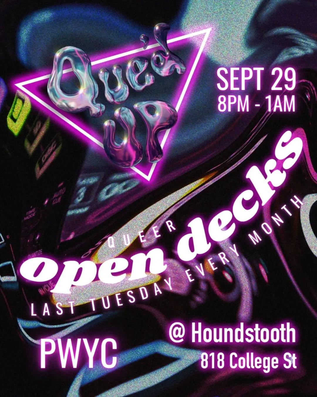 Que'd Up: Queer Open Decks event image