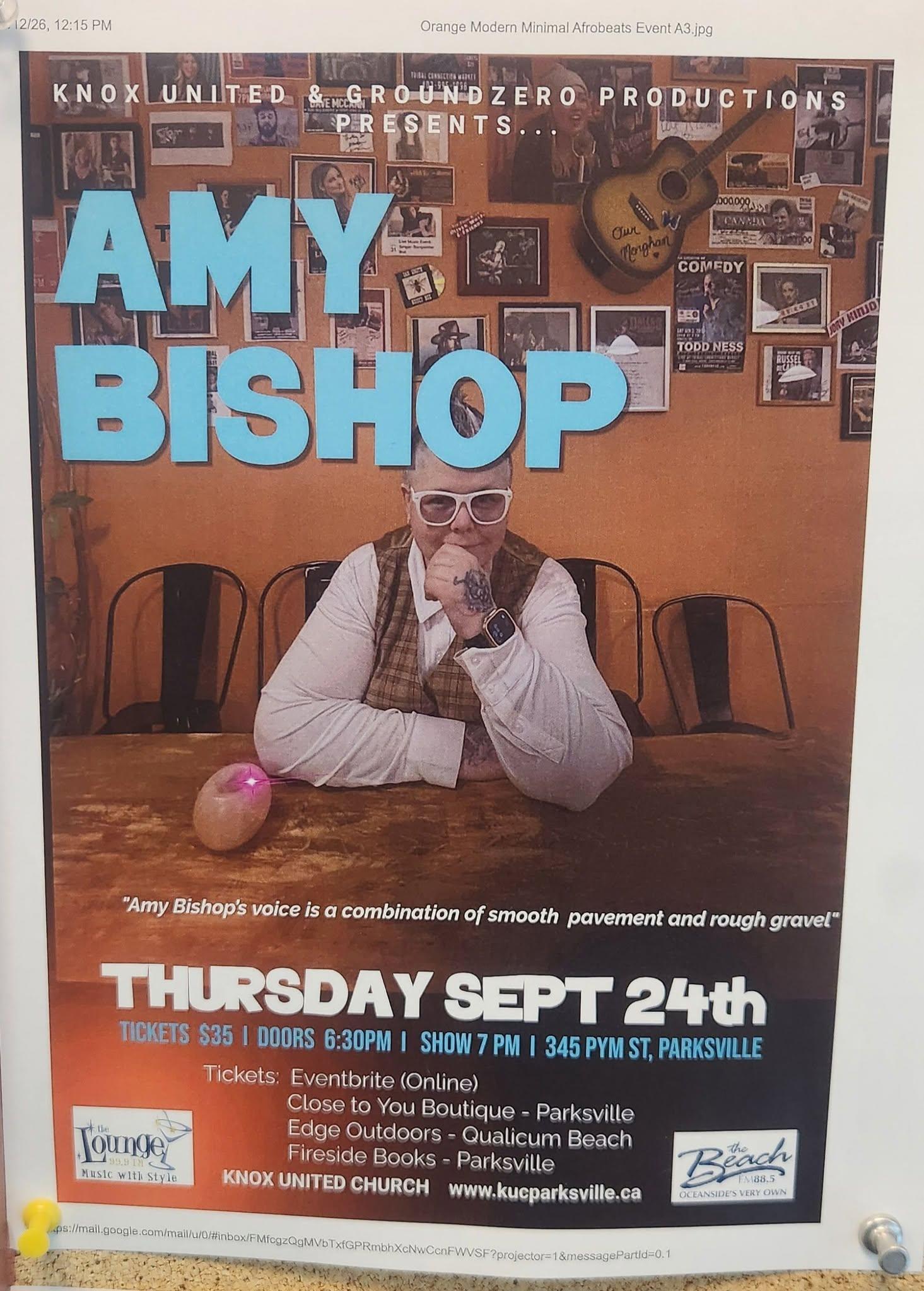 Amy Bishop in Parksville event image
