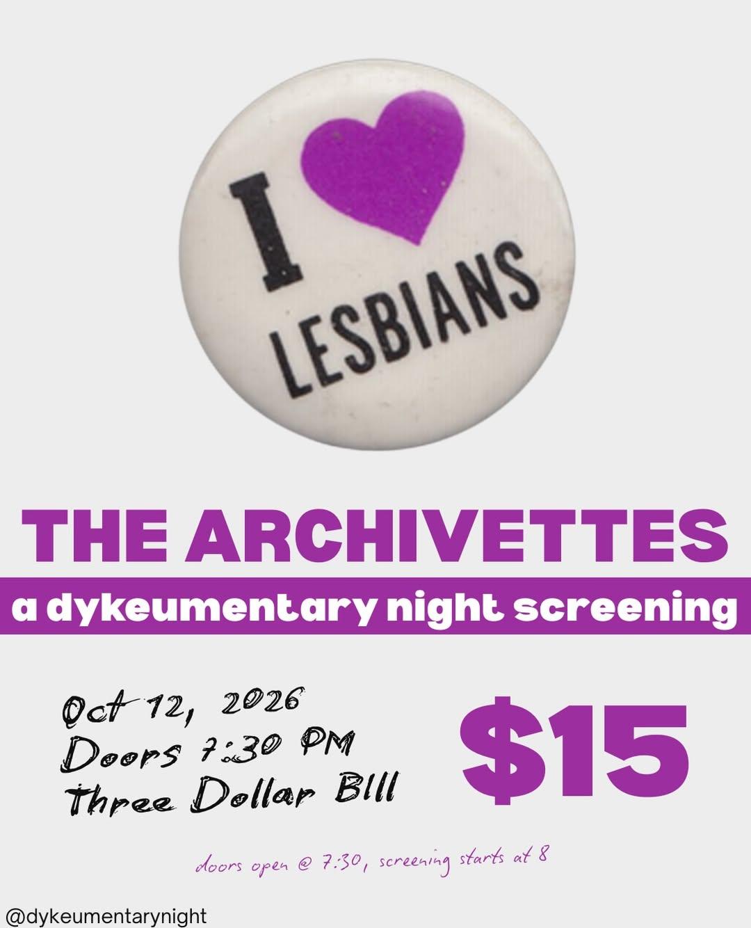 THE ARCHIVETTES event image
