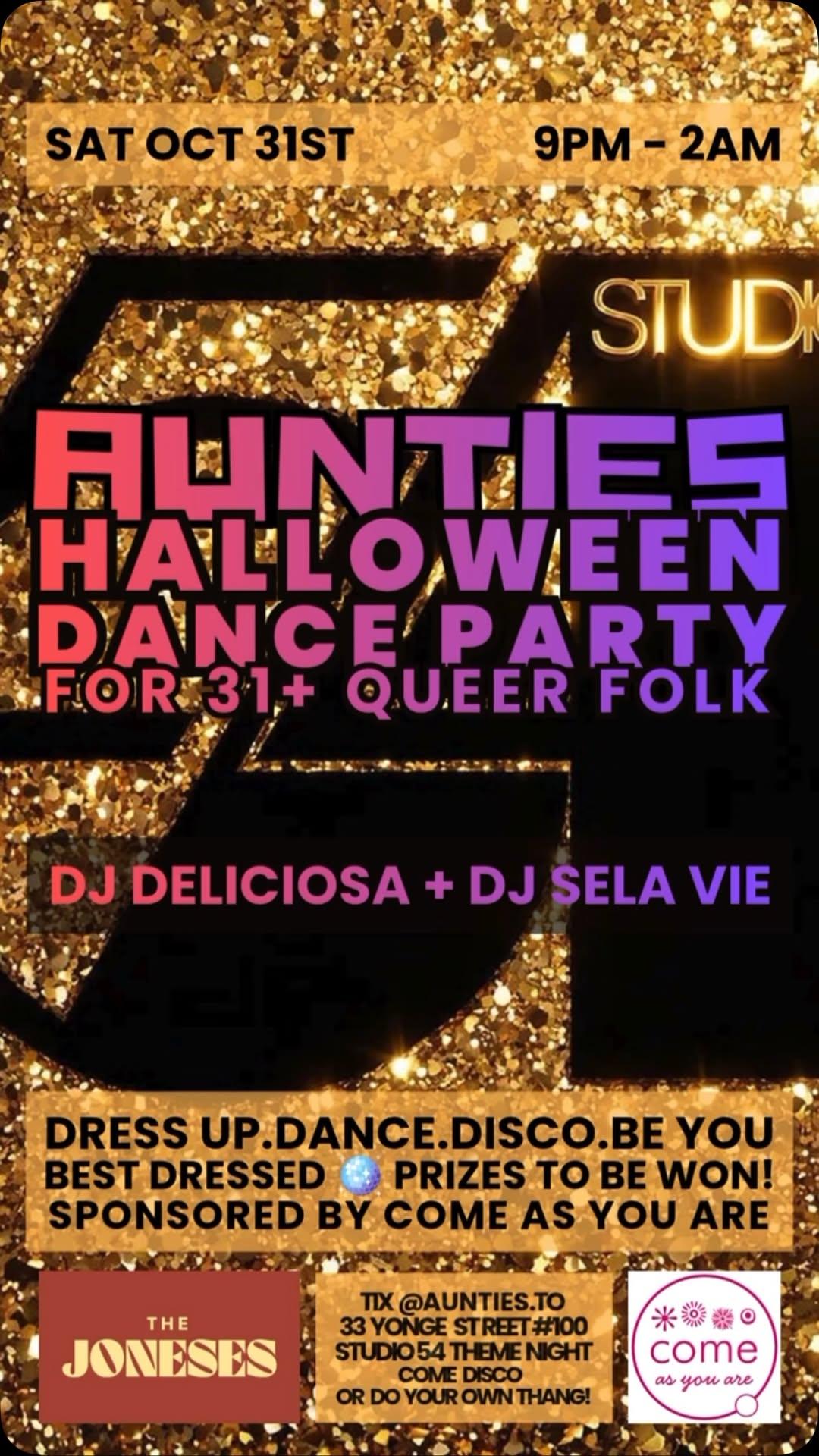 Aunties Halloween Dance Party event image