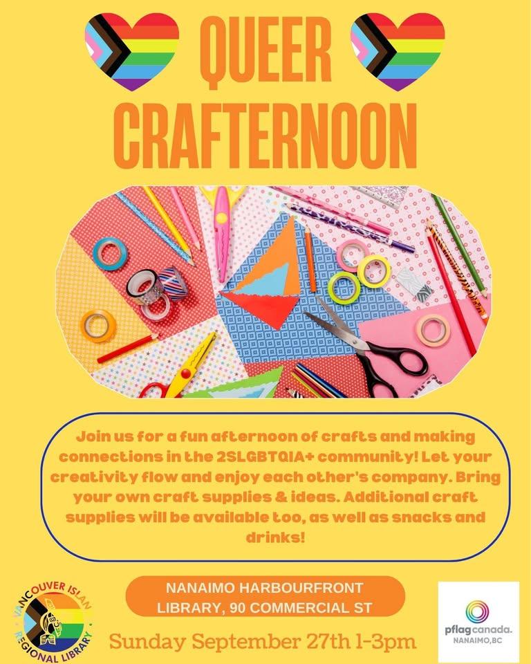 Queer Crafternoon hosted by pflag Canada event image