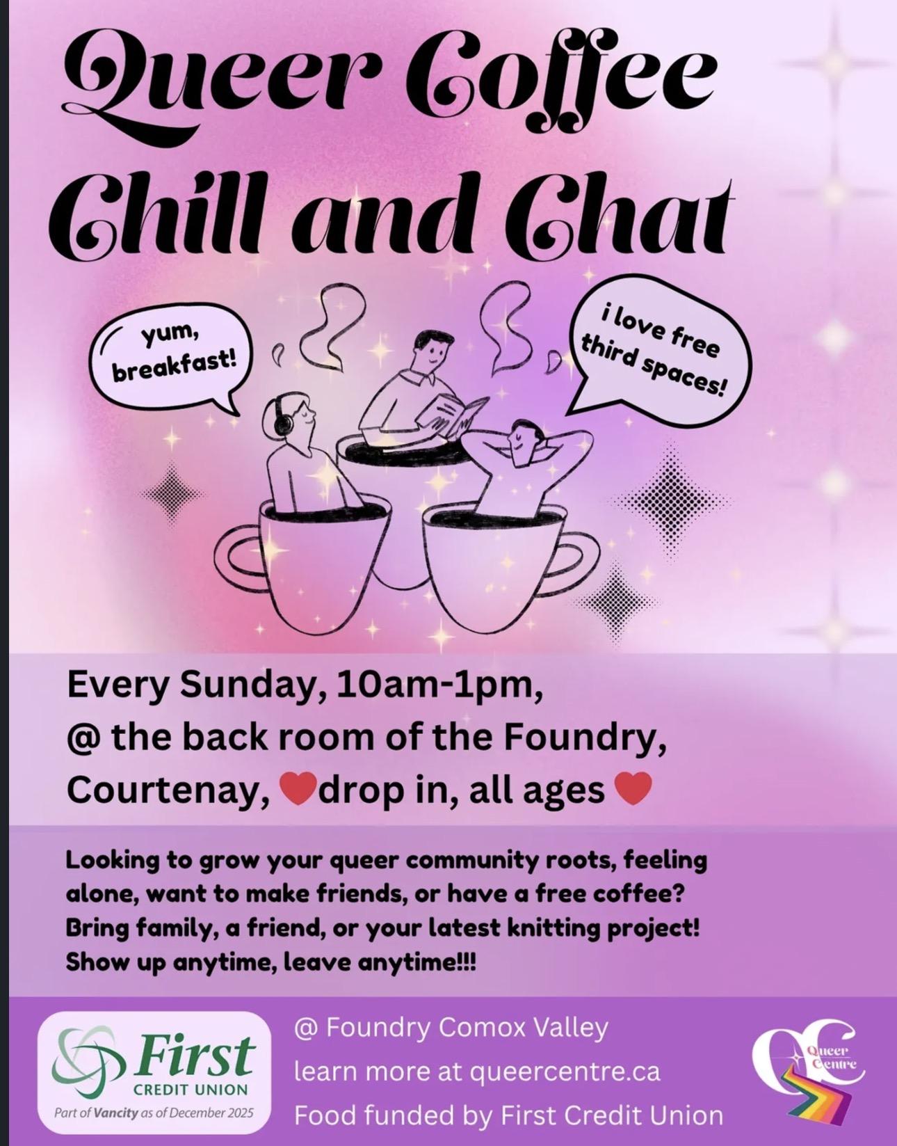 Queer Coffee Chill and Chat event image